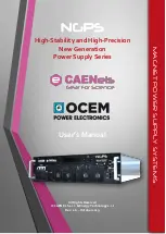 Caen ELS OCEM NGPS series User Manual preview