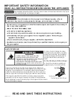 Preview for 3 page of Cafe C2S950P Owner'S Manual