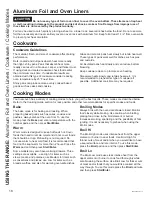 Preview for 16 page of Cafe C2S950P Owner'S Manual