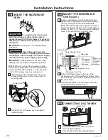 Preview for 20 page of Cafe CVM919 Installation Instructions Manual