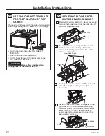 Preview for 22 page of Cafe CVM919 Installation Instructions Manual