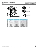 Preview for 2 page of CAHABA BRAXTON CA101001 Installation Manual