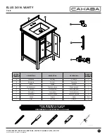 Preview for 2 page of CAHABA ELLIS CAVELL24DG Installation Manual