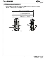 Preview for 8 page of Cal-Royal CRCODE-203 Instruction And Programming Manual