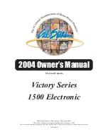 Preview for 68 page of Cal Spas 1100 Electronic Series Owner'S Manual