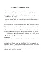 Preview for 87 page of Cal Spas 1100 Electronic Series Owner'S Manual