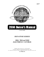 Preview for 150 page of Cal Spas 1100 Electronic Series Owner'S Manual