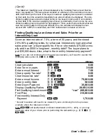 Preview for 72 page of Calculated Industries 3423 User Manual