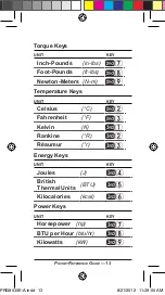 Preview for 13 page of Calculated Industries CONVERSIONCALC PLUS Pocket Reference Manual