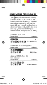 Preview for 16 page of Calculated Industries CONVERSIONCALC PLUS Pocket Reference Manual