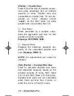 Preview for 16 page of Calculated Industries ElectriCalc Pro 5060 User Manual