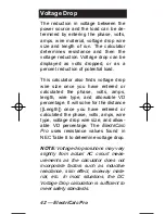 Preview for 44 page of Calculated Industries ElectriCalc Pro 5060 User Manual