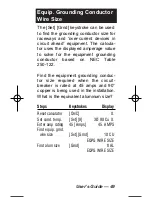 Preview for 51 page of Calculated Industries ElectriCalc Pro 5060 User Manual