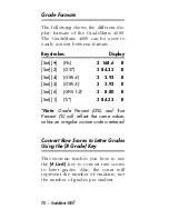 Preview for 28 page of Calculated Industries GradeMatic 4000 User Manual