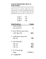 Preview for 30 page of Calculated Industries GradeMatic 4000 User Manual