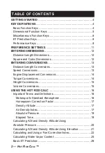 Preview for 4 page of Calculated Industries Hot Rod Calc 8703 User Manual