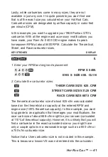 Preview for 43 page of Calculated Industries Hot Rod Calc 8703 User Manual