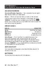 Preview for 64 page of Calculated Industries Hot Rod Calc 8703 User Manual