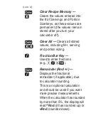 Preview for 4 page of Calculated Industries KitchenCalc 8300 User Manual