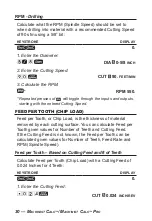 Preview for 31 page of Calculated Industries Machinist Calc 4086 User Manual