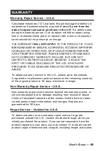 Preview for 70 page of Calculated Industries Machinist Calc 4086 User Manual