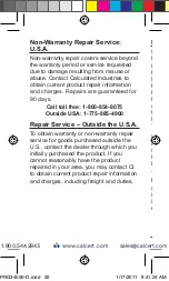 Preview for 20 page of Calculated Industries Pocker Real Estate Master 3400 User Manual