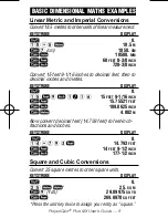 Preview for 11 page of Calculated Industries ProjectCalc Plus MX 8528 User Manual