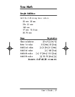 Preview for 21 page of Calculated Industries TimeCard Tabulator II User Manual