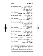 Preview for 35 page of Calculated Industries TimeCard Tabulator II User Manual