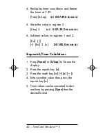 Preview for 42 page of Calculated Industries TimeCard Tabulator II User Manual