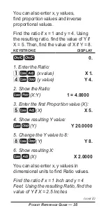 Preview for 36 page of Calculated Industries Tradesman Calc 4400 Pocket Reference Manual