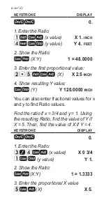 Preview for 37 page of Calculated Industries Tradesman Calc 4400 Pocket Reference Manual