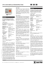 CALECTRO CPS-D-SW Installation Instruction preview