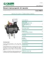 CALEFFI 5790 Series Installation And Commissioning Manual preview