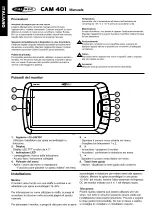 Preview for 10 page of Caliber CAM 401 Manual