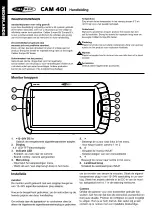 Preview for 24 page of Caliber CAM 401 Manual