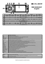 Preview for 14 page of Caliber RMD 404DAB-BT Manual