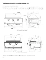 Preview for 8 page of Caliber Rockwell CRG48SS-L Installation Use And Care Manual