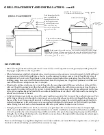 Preview for 9 page of Caliber Rockwell CRG48SS-L Installation Use And Care Manual