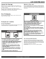 Preview for 9 page of California Air Tools 10020 Owner'S Manual