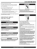 Preview for 3 page of California Air Tools 10020C Owner'S Manual