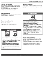 Preview for 9 page of California Air Tools 10020CAD Owner'S Manual