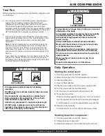 Preview for 11 page of California Air Tools 10020SPCAD Owner'S Manual