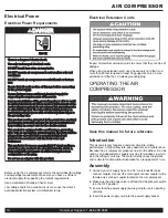 Preview for 10 page of California Air Tools 15020C-22060 Owner'S Manual