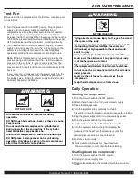 Preview for 17 page of California Air Tools 1610A Owner'S Manual