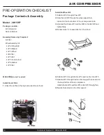 Preview for 8 page of California Air Tools 20015HP Owner'S Manual