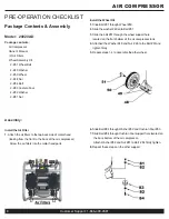 Preview for 8 page of California Air Tools 20020AD Owner'S Manual