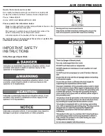 Preview for 3 page of California Air Tools 2010SP Owner'S Manual