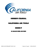 California Air Tools 60000-T Owner'S Manual preview