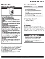 Preview for 9 page of California Air Tools CR20300 Owner'S Manual